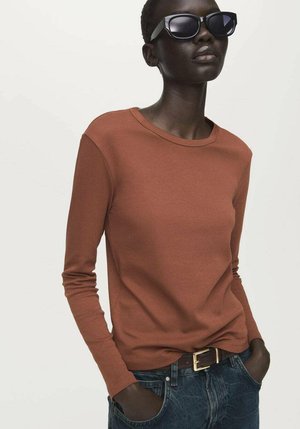 Majica z dolgimi rokavi - orange