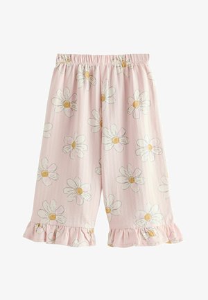 Next, REGULAR FIT WIDE LEG FRILL - Püksid - pink flower
