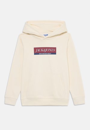 JORINWOOD BLOCK BRANDING - Pulover s kapuco - antique white