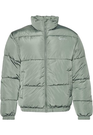 CHEST SIGNATURE PUFFER  - Winterjas - dusty green