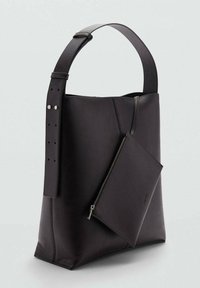 Mango PUALA - Shoppingväska - dark brown