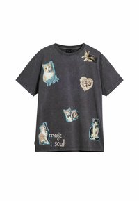 T-shirt con stampa - grey