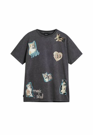 Desigual T-Shirt print - grey