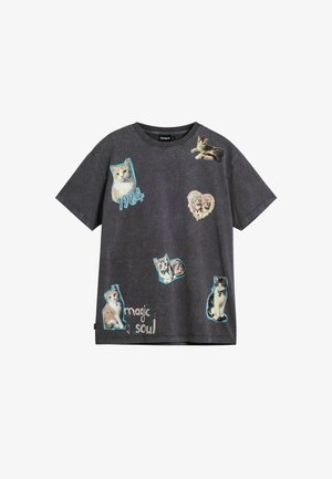 Desigual T-Shirt print - grey