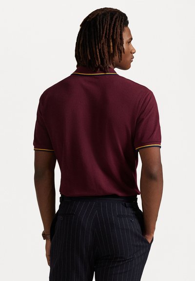 Polo Ralph Lauren CUSTOM SLIM FIT MESH POLO SHIRT - Polotričko - classic wine