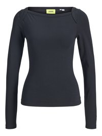 JXGIGI SQUARE NECK TEE - Μπλούζα με μακριά μανίκια - black