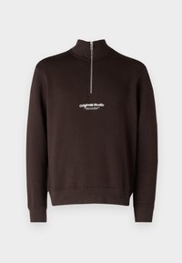 JORVESTERBRO QUARTER ZIP - Sweatshirt - chocolate torte