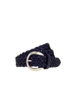 30 MM  MIT SCHLIESSE IN HELLEM   - Ceinture tressée - navy