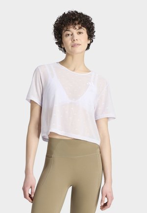 adidas Performance, PrimeLift Essentials Boxy Mesh - Sports T-shirts - frozen purple
