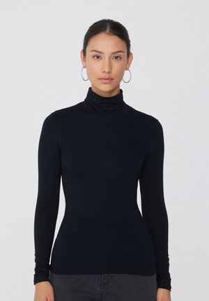 Tezenis MIT HOHEM KRAGEN - T-shirt à manches longues - nero