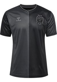 T-shirt med print - black