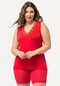 Ulla Popken SLEEVELESS - Tílko - neon red