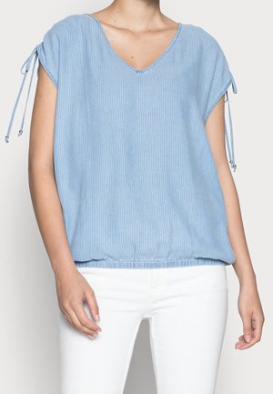 Bluse - light-blue denim