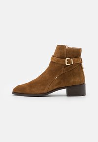 Bottines SAN MARINA En Cuir Plissé Marron Occasion Taille 36 – Très Bon état