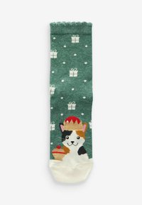 Next CHRISTMAS PATTERN 4 PACK.  REGULAR FIT - Strømper - nativity cats