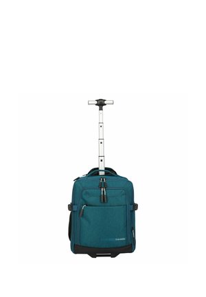 Travelite KICK OFF 2 ROLLEN RUCKSACKTROLLEY 40 CM LAPTOPFACH UNISEX - Trolley - petrol