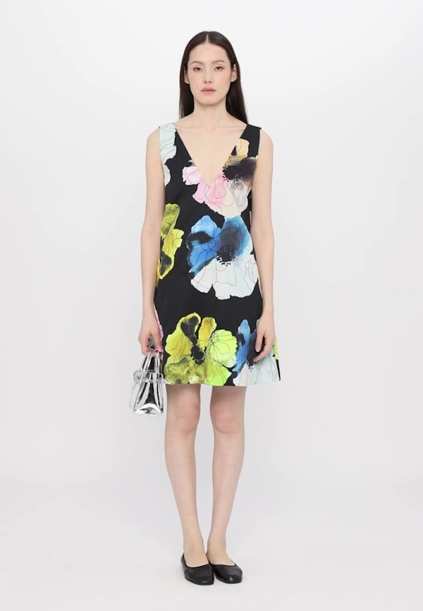 MINI DRESS DOUBLE SIDED  - Day dress - watercolor bloom3