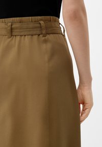 s.Oliver MIT HIGH-RISE-BUND - Spódnica jeansowa