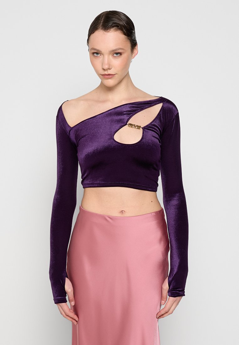 Versace Jeans Couture Longsleeve paars Versace Jeans Couture Longsleeve paars