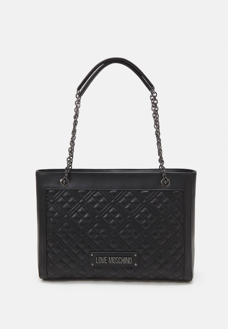 Love Moschino QUILTED BAG - Sac ?� main - black/noir - ZALANDO.FR