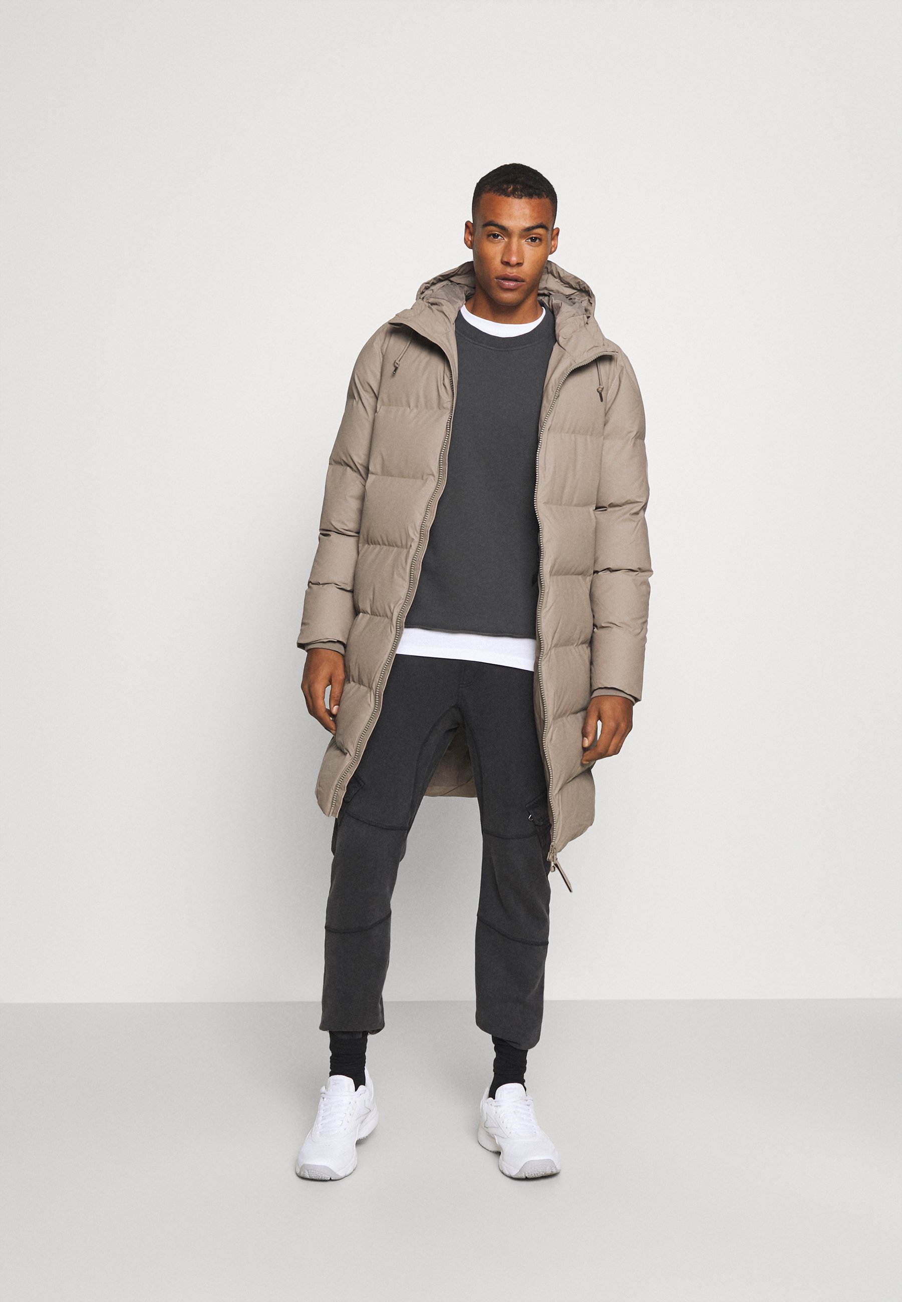 rains puffer jacket long