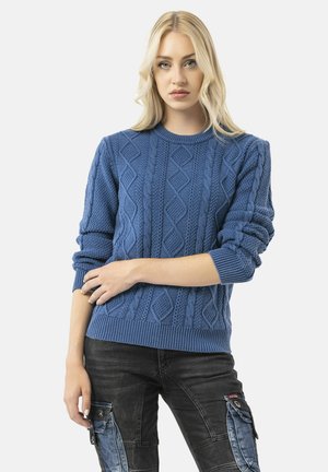 PULLOVER - Pullover - blau