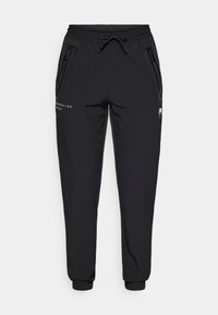 JOGGERS - Jogginghose - black/silver-coloured grey