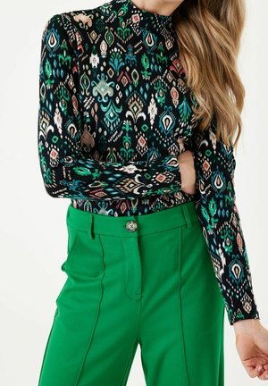 Top s dlouhým rukávem - black