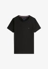 CORE STRETCH SLIM NECK TEE - Camiseta básica - black