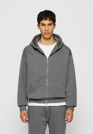 BASIC ZIP - Zip-up sweatshirt - grey