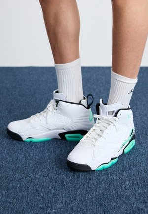 JORDAN MVP - Sneaker high - white/green glow/black