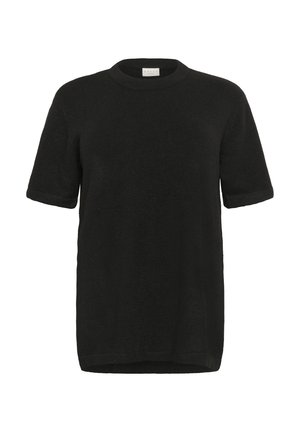 Kaffe Curve NIELA - Základné tričko - black deep