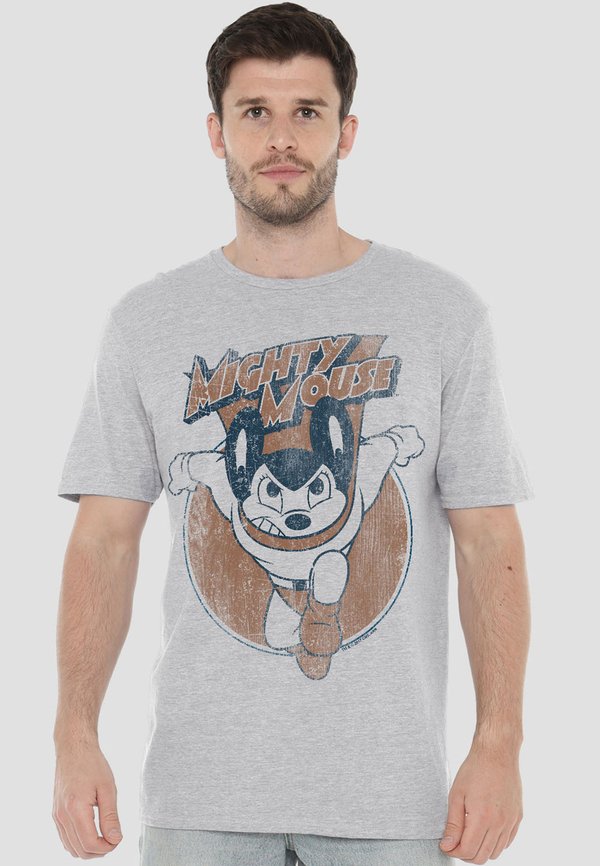 MIGHTY MOUSE FLYING WITH PURPOSE - T-Shirt print