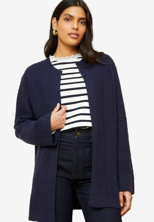 SUPER SOFT LONGLINE TEXTURE - Adīta jaka - navy blue