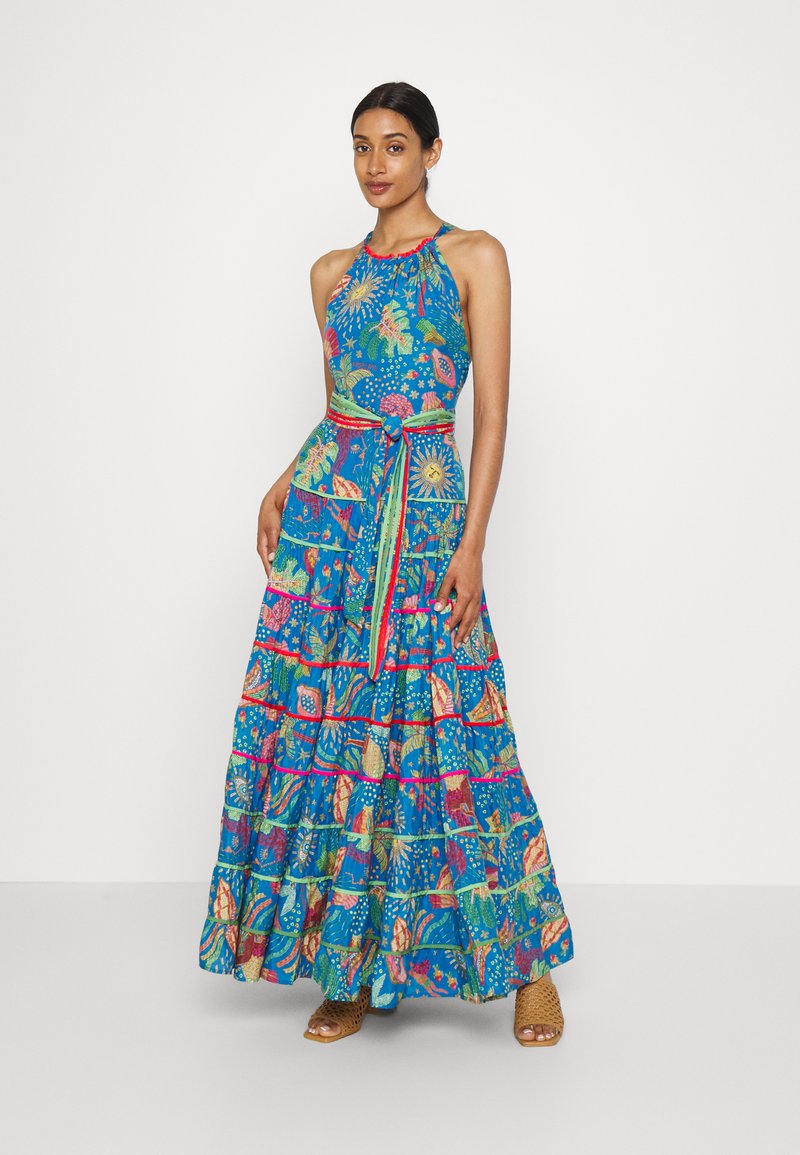 Farm Rio OCEAN STORIES DRESS - Maxikleid - multi-coloured/mehrfarbig
