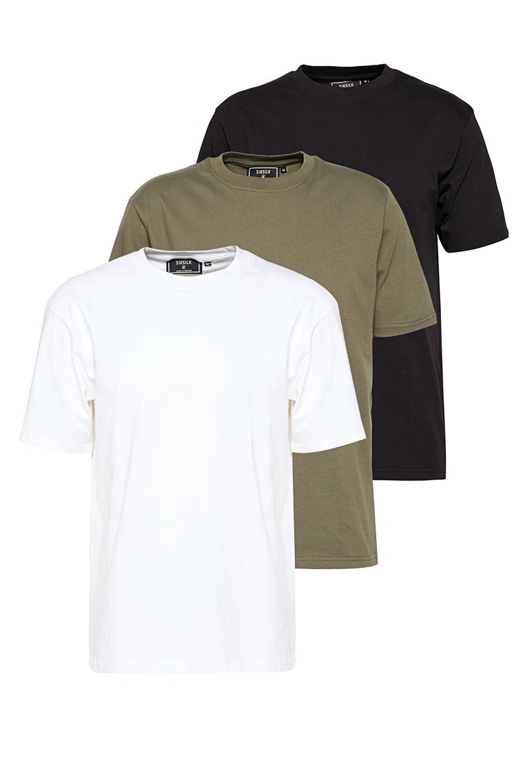 SikSilk T-shirt basic meerkleurig SikSilk T-shirt basic meerkleurig