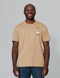 watapparel DOGTOR - T-Shirt print - latte