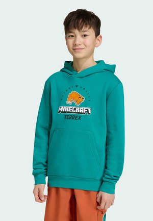 adidas Sportswear, ADIDAS SPORTSWEAR ADIDAS MINECRAFT TERREX HOODIE UNISEX - Mikina s kapucí - equipment green