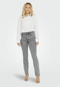 JDY Vaqueros rectos - light grey denim