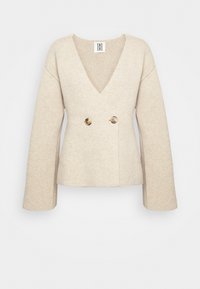 ESSENTIALS TINLEY - Strickjacke - beige