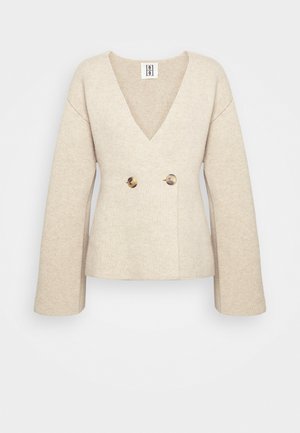 ESSENTIALS TINLEY - Cardigan - beige