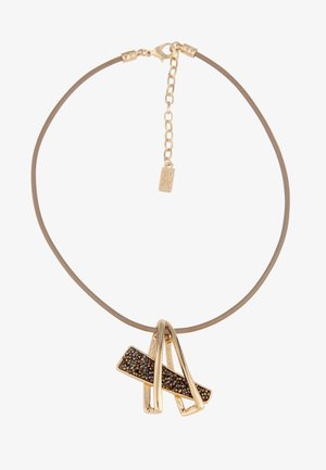 YVONNE STATEMENT GLITZER LED - Necklace - goldfarben