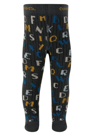 BUCHSTABEN - Tights - stahlgrau