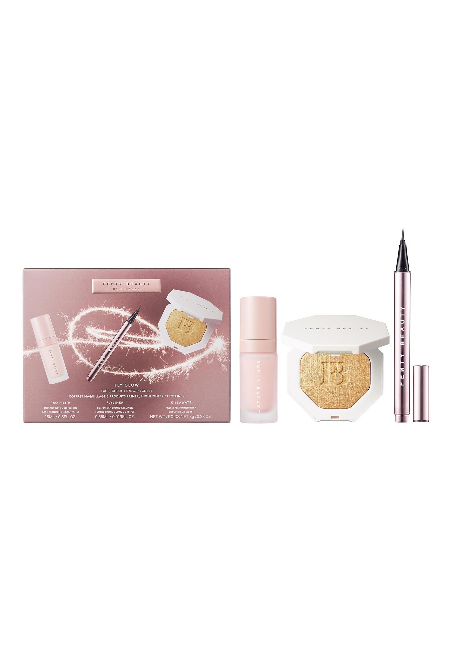 Fenty Beauty Fenty Beauty By Rihanna Fly Glow Vault Face, Cheek, Eye  Essenti - Makeup Set - Multi/Beige - Zalando.de