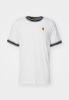 NIKECOURT HERITAGE TOP - T-shirt estampada - white/black