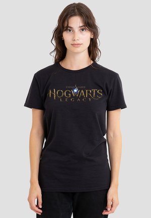 Cotton Soul, HOGWARTS LEGACY LOGO - Print T-shirt - black