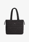 REPEAT LOGO PRINT CRINKLE TOTE BAG - Τσάντα Tote - black