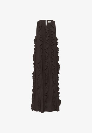 Kaffe, KAINES DRESS - Maxi-jurk - coffee bean