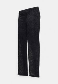 MAMALICIOUS MLLUCY - Legging - black denim/zwart denim/blackdenim MAMALICIOUS MLLUCY - Legging - black denim/zwart denim/blackdenim
