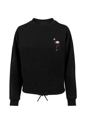 Merchcode, FLAMINGO CREWNECK - Sweatshirt - black